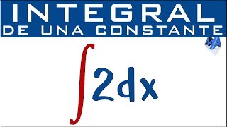 Integral de una constante [upl. by Harima]