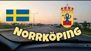 Kör bil i Norrköping  Driving in Norrkoping Sweden 2021 [upl. by Aenad147]