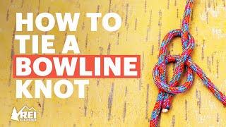 Rock Climbing How to Tie a Bowline Knot [upl. by Yanaton]