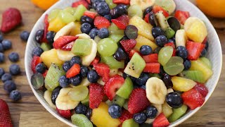 Fruit Salad Recipe [upl. by Quickel193]