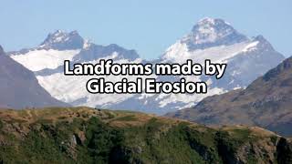 Glacial Processes and Landforms [upl. by Yahsal]