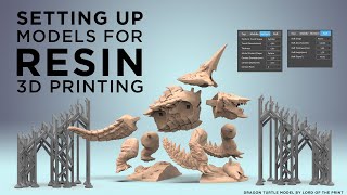 Setting Up Models For Resin 3D Printing [upl. by Pablo]