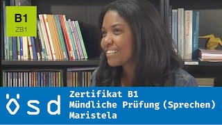 ÖSD Zertifikat B1 – Mündliche Prüfung Sprechen [upl. by Junieta]