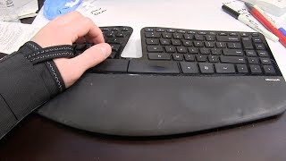 Real Review Microsoft Sculpt Ergonomic Wireless Keyboard [upl. by Mariel]