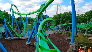 Hydra POV 4K Front Row 60fps Dorney Park Allentown PA [upl. by Kathlin]