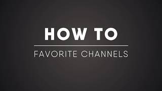 How to Favorite channels on Roku [upl. by Airdnola]