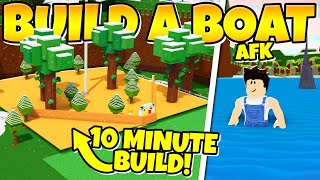 BUILD THIS AFK GOLD FARM IN 10 MINUTES Build a Boat [upl. by Benoit]