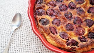 LE VRAI CLAFOUTIS TRADITIONNEL AUX CERISES🍒 [upl. by Amaris374]