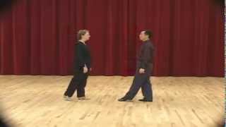 Beginner Cha Cha  The Basic Step Ballroom Dance Lesson [upl. by Celina]