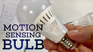 Motion Sensor LED Light Bulbs Review [upl. by Nylrak]