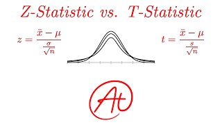 ZStatistics vs TStatistics EXPLAINED in 4 Minutes [upl. by Holsworth]