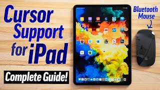 How to use the new Cursor on iPad  Mouse Support [upl. by Odrareve445]