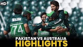 Highlights  Pakistan vs Australia  ODI  PCB  MM2A [upl. by Yand196]