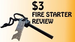 How to use a Fire starter  Survival gear [upl. by Mccreery]