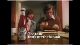 Heinz Ketchup Anticipation Commercial 1977 [upl. by Hanauq605]