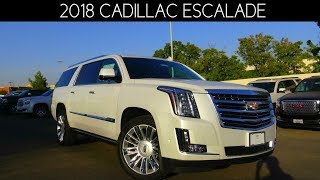 2018 Cadillac Escalade ESV Platinum 62 L V8 Review [upl. by Meadows894]