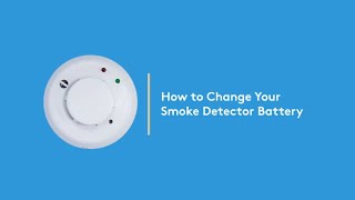 How to Change the Battery in your ADT Wireless Smoke Detector for Safewatch Pro 3000 or TS Panels [upl. by Bertsche480]