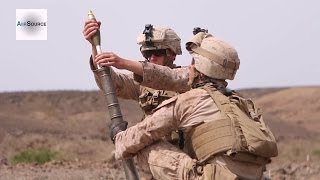 US Marines M224 60mm Lightweight Mortar Live Fire Exercise [upl. by Cutcliffe565]