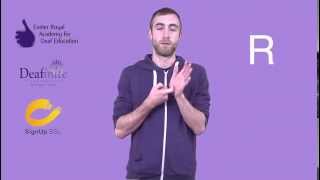 British Sign Language BSL Fingerspelling Alphabet [upl. by Neerac]