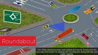 UK ROUNDABOUT RULES DRIVING LESSON ACCORDING TO HIGHWAY RULES PASS YOUR DRIVING TEST [upl. by Anaud465]