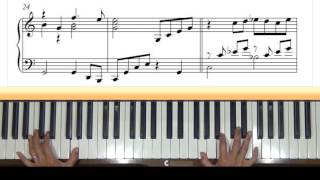 The Homecoming by Hagood Hardy Piano Tutorial [upl. by Favien]