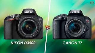 Nikon D3500 vs Canon T7 2000D  Comparison [upl. by Goldberg]