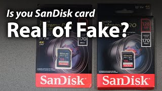 How to spot fake memory cards  SanDisk SD Card Extreme Pro Ultra Plus SDHC Memory Review 128GB 64GB [upl. by Niatsirhc322]