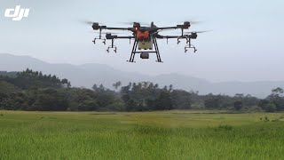 DJI  Agras T16  Agricultural Spraying Drone [upl. by Calla]