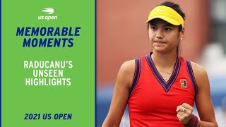 Emma Raducanus Unseen Qualifying Highlights  2021 US Open [upl. by Yregerg]