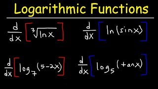 Derivative of Logarithmic Functions [upl. by Helga]