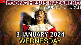 LIVE Quiapo Church Mass Today  3 January 2024 Wednesday HEALING MASS [upl. by Fleisig]