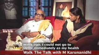 Walk the Talk M Karunanidhi [upl. by Merriott830]