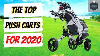 Our Favorite Golf Push Carts of 2020  Breaking Down The Top Golfing Push Carts This Year [upl. by Behlke]