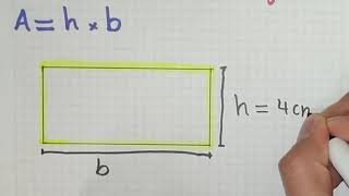 Como sacar el AREA de un RECTANGULO Formula y Ejercicio resuelto [upl. by Cornwell631]