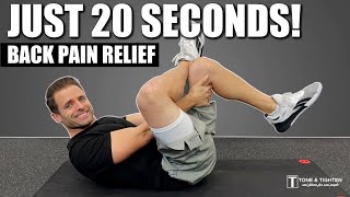 6 Exercises To Relieve Back Pain In 9 Minutes  FOLLOW ALONG [upl. by Aliet]