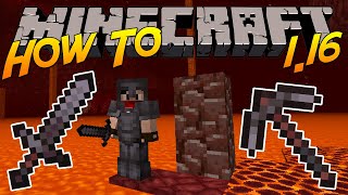 Minecraft 116  How To Craft Netherite Armour amp Tools Most Powerful [upl. by Norvall]