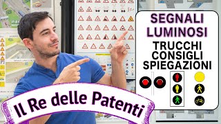 SEGNALI LUMINOSI  IL RE DELLE PATENTI  PATENTE B  ESAME DI TEORIA [upl. by Hough]