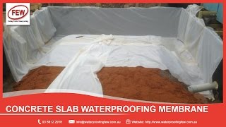 Concrete Slab Waterproofing Membrane [upl. by Haneen]