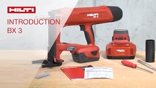 INTRODUCTION to Hilti batteryactuated fastening tool BX 3 nail selection [upl. by Anatnom]