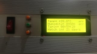 Arduino Egg Incubator controller using DHT22 sensor [upl. by Lliw]