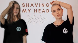 SHAVING MY HEAD finally [upl. by Rausch235]