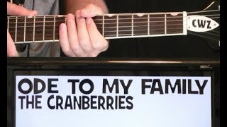 The Cranberries Ode To My Family Guitar Chords Lesson amp Tab Tutorial [upl. by Paula970]