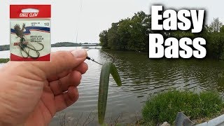 Easy Bass Fishing for ANYONE  Affordable Fishing for Beginners [upl. by Olram]