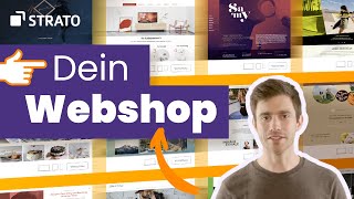 Einfach einen Webshop mit STRATO erstellen  So gehts [upl. by Rehpotsihrc]