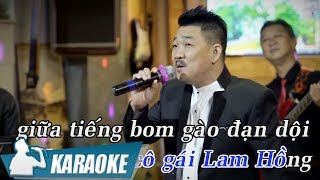 Chào Em Cô Gái Lam Hồng Karaoke Beat Tone nam  Tài Nguyễn  Nhạc Trữ Tình Karaoke [upl. by Esinaej78]