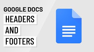 Google Docs Headers and Footers [upl. by Noryb]