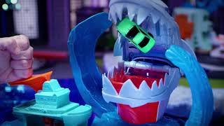 Hot Wheels™ Robo Shark Frenzy Play Set  HW MEGA [upl. by Lobiv]