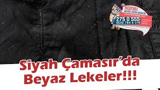 Siyah Çamaşırlarda Beyaz Lekeler Neden Oluşur [upl. by Lorolla]