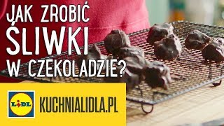 Jak zrobić WEGAŃSKIE ŚLIWKI W CZEKOLADZIE 🍫  Kinga Paruzel amp Kuchnia Lidla [upl. by Herc625]