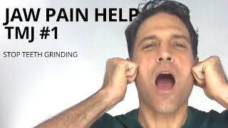 TMJ Exercises 1  Jaw Pain Help  Teeth Grinding [upl. by Carlynne]